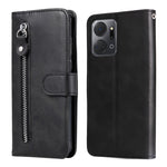 Custodia in pelle con cerniera per Honor e OPPO