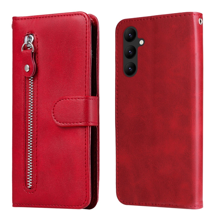 Custodia in pelle con cerniera per Samsung Galaxy A24 4G