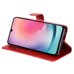 Custodia in pelle con cerniera per Samsung Galaxy A24 4G