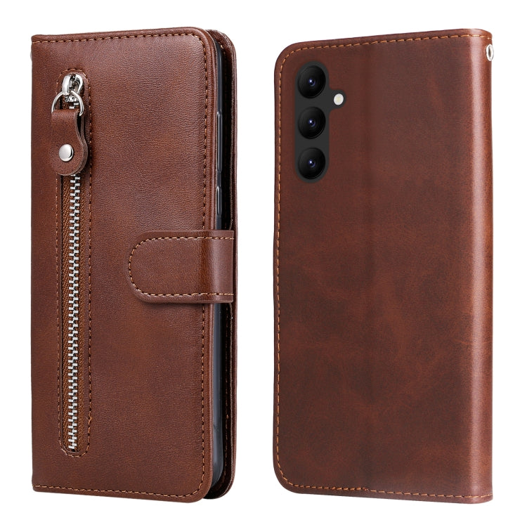 Custodia in pelle con cerniera per Samsung Galaxy A24 4G