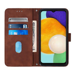 Custodia portafoglio in pelle con flip per Samsung e Motorola