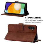 Custodia portafoglio in pelle con flip per Samsung e Motorola