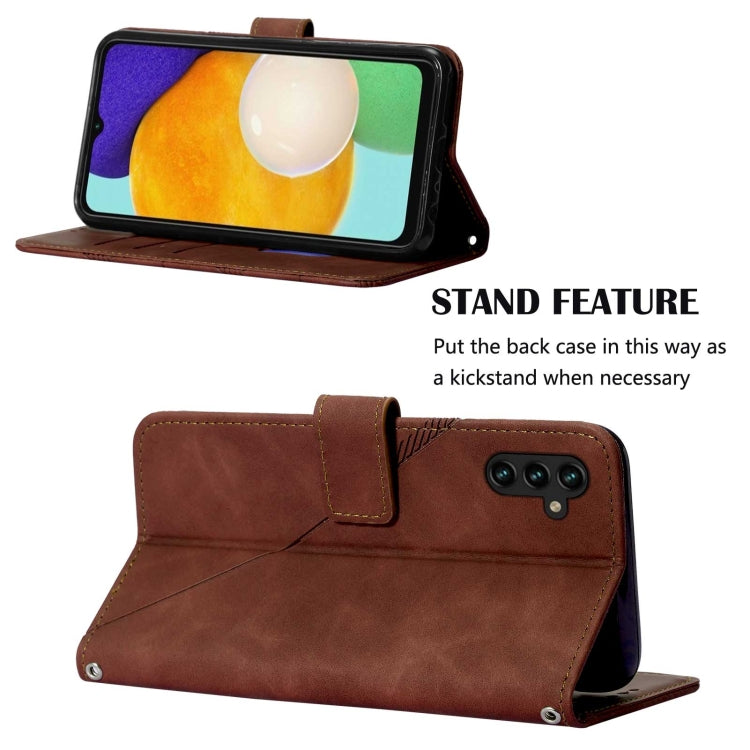 Custodia portafoglio in pelle con flip per Samsung e Motorola