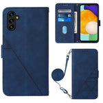 Custodia portafoglio in pelle con flip per Samsung e Motorola