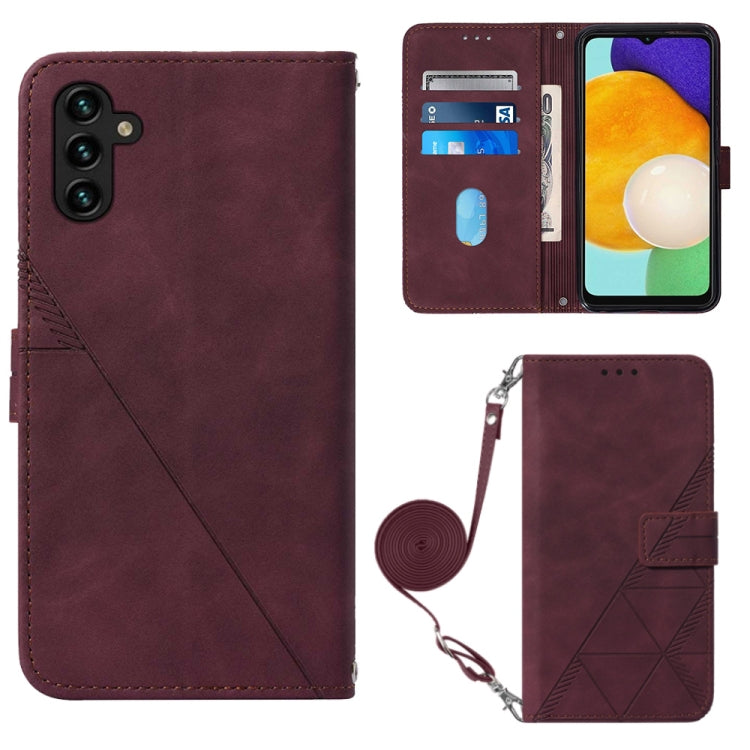 Custodia portafoglio in pelle con flip per Samsung e Motorola