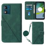 Custodia portafoglio in pelle con flip per Samsung e Motorola