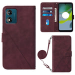 Custodia portafoglio in pelle con flip per Samsung e Motorola