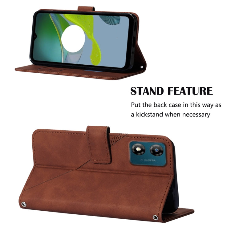 Custodia portafoglio in pelle con flip per Samsung e Motorola