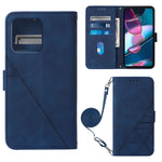 Custodia portafoglio in pelle con flip per Samsung e Motorola