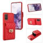 Custodia in pelle con slot carte per Samsung Galaxy S20