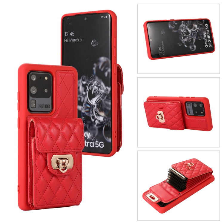 Custodia in pelle con slot carte per Samsung Galaxy S20