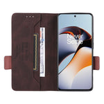 Custodia per telefono in pelle con chiusura magnetica, For OnePlus 11R 5G