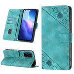Custodia per telefono in pelle goffrata effetto pelle, For OPPO Reno4, For OPPO Reno5 4G / Reno5 5G, For OPPO Reno6 4G, For OPPO Reno8 T 5G/A1 Pro 5G Global