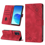 Custodia per telefono in pelle goffrata effetto pelle, For OPPO Reno4, For OPPO Reno5 4G / Reno5 5G, For OPPO Reno6 4G, For OPPO Reno8 T 5G/A1 Pro 5G Global