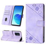 Custodia per telefono in pelle goffrata effetto pelle, For OPPO Reno4, For OPPO Reno5 4G / Reno5 5G, For OPPO Reno6 4G, For OPPO Reno8 T 5G/A1 Pro 5G Global