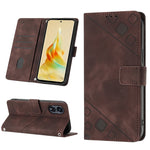 Custodia per telefono in pelle goffrata effetto pelle, For OPPO Reno4, For OPPO Reno5 4G / Reno5 5G, For OPPO Reno6 4G, For OPPO Reno8 T 5G/A1 Pro 5G Global