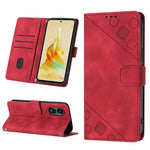 Custodia per telefono in pelle goffrata effetto pelle, For OPPO Reno4, For OPPO Reno5 4G / Reno5 5G, For OPPO Reno6 4G, For OPPO Reno8 T 5G/A1 Pro 5G Global