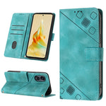 Custodia per telefono in pelle goffrata effetto pelle, For OPPO Reno4, For OPPO Reno5 4G / Reno5 5G, For OPPO Reno6 4G, For OPPO Reno8 T 5G/A1 Pro 5G Global