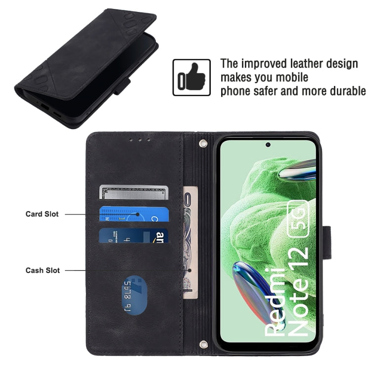 Custodia per telefono in pelle goffrata effetto pelle, For Xiaomi Poco X5 5G, For Xiaomi Poco X5 Pro 5G / Redmi Note 12 Pro Speed, For Sony XPreia ACE  III, For Sony XPreia 5 IV