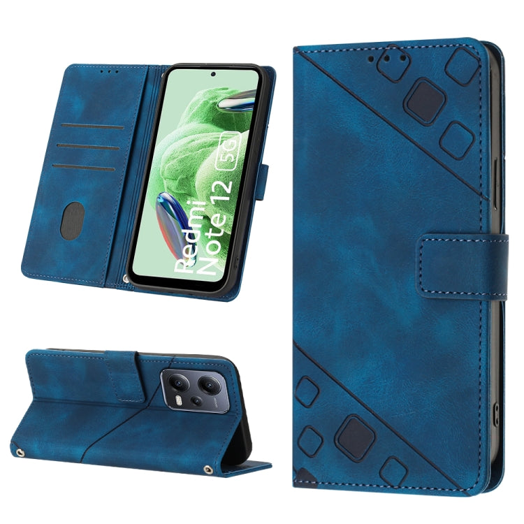Custodia per telefono in pelle goffrata effetto pelle, For Xiaomi Poco X5 5G, For Xiaomi Poco X5 Pro 5G / Redmi Note 12 Pro Speed, For Sony XPreia ACE  III, For Sony XPreia 5 IV