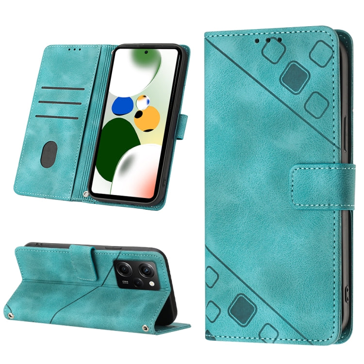 Custodia per telefono in pelle goffrata effetto pelle, For Xiaomi Poco X5 5G, For Xiaomi Poco X5 Pro 5G / Redmi Note 12 Pro Speed, For Sony XPreia ACE  III, For Sony XPreia 5 IV