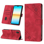 Custodia per telefono in pelle goffrata effetto pelle, For Xiaomi Poco X5 5G, For Xiaomi Poco X5 Pro 5G / Redmi Note 12 Pro Speed, For Sony XPreia ACE  III, For Sony XPreia 5 IV