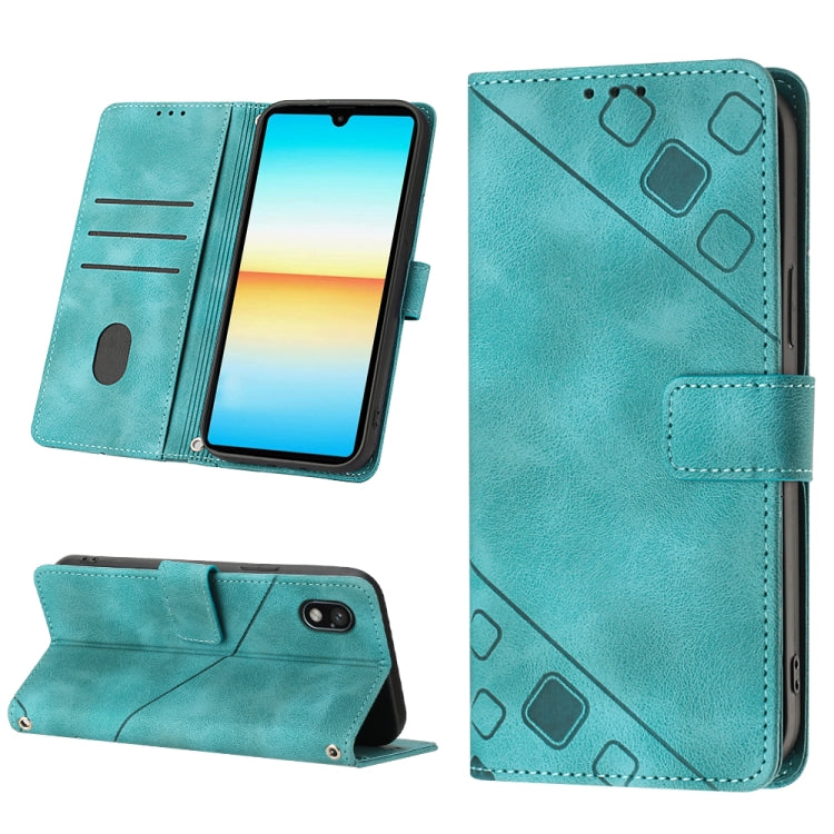 Custodia per telefono in pelle goffrata effetto pelle, For Xiaomi Poco X5 5G, For Xiaomi Poco X5 Pro 5G / Redmi Note 12 Pro Speed, For Sony XPreia ACE  III, For Sony XPreia 5 IV