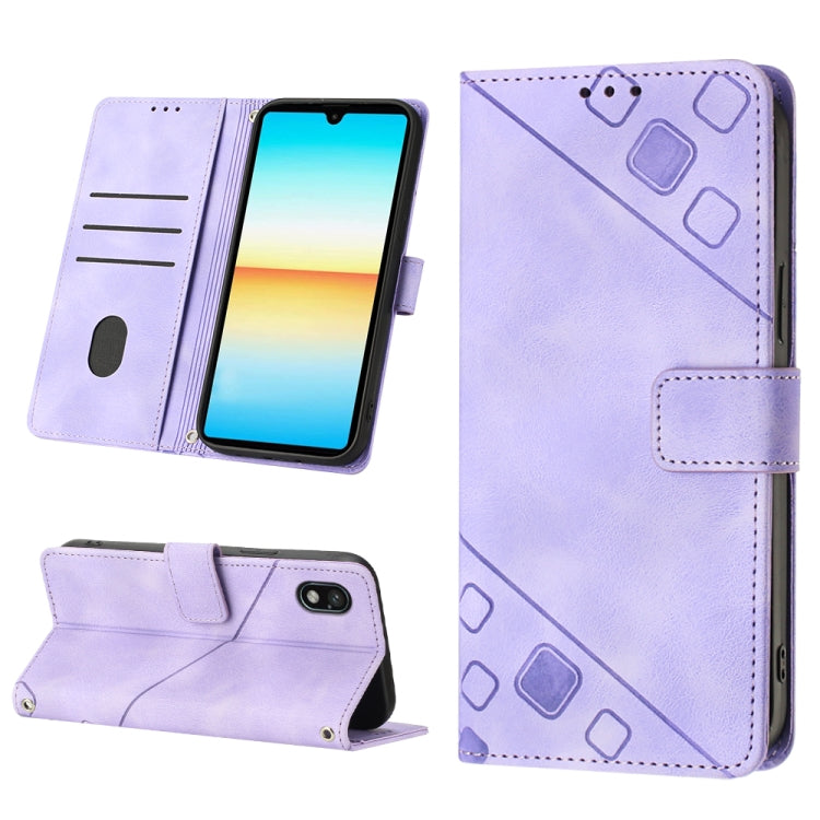 Custodia per telefono in pelle goffrata effetto pelle, For Xiaomi Poco X5 5G, For Xiaomi Poco X5 Pro 5G / Redmi Note 12 Pro Speed, For Sony XPreia ACE  III, For Sony XPreia 5 IV