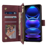 Custodia portafoglio in pelle per Xiaomi Redmi Note 12 Pro+