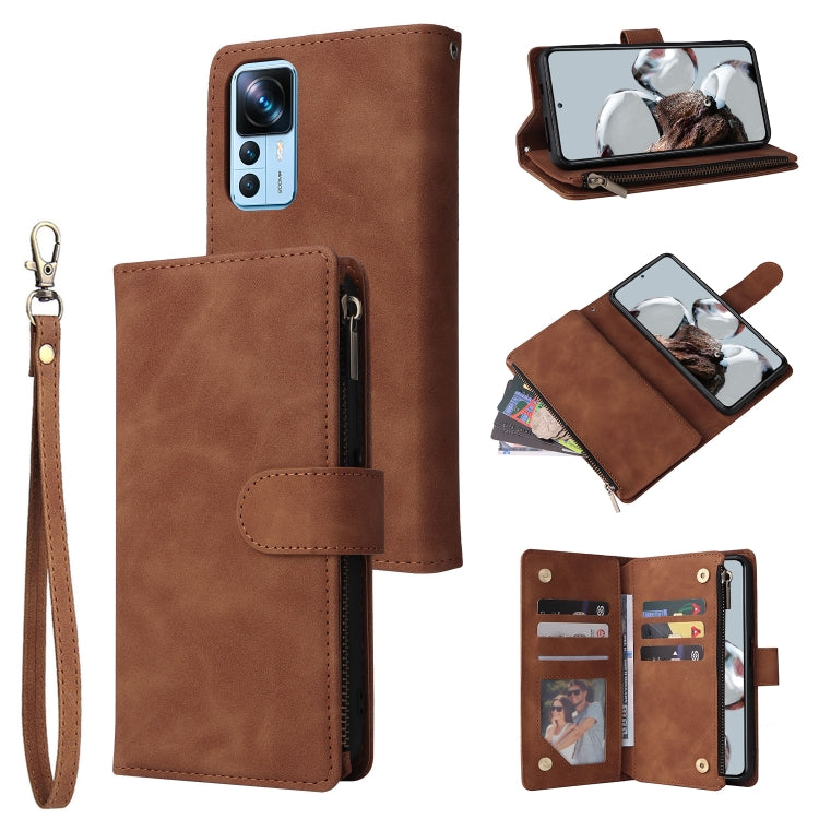 Custodia portafoglio in pelle per Xiaomi Redmi Note 12 Pro+