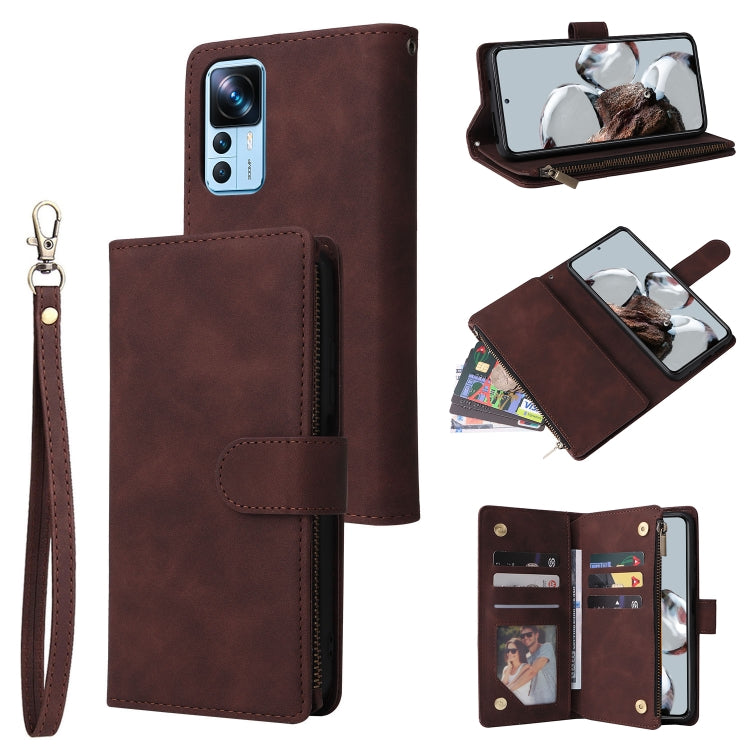 Custodia portafoglio in pelle per Xiaomi Redmi Note 12 Pro+