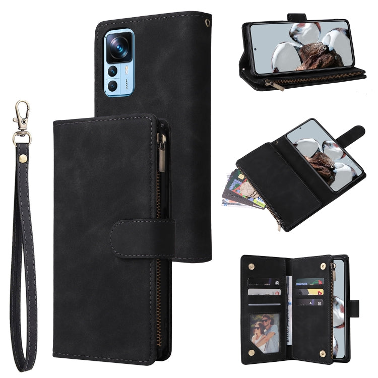 Custodia portafoglio in pelle per Xiaomi Redmi Note 12 Pro+