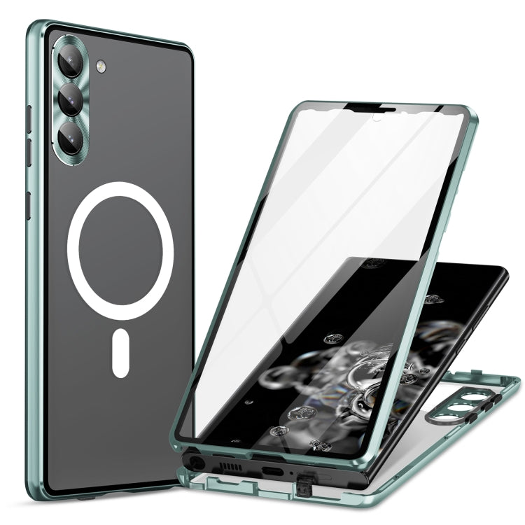 Custodia in vetro temperato magnetica per Samsung Galaxy S21 5G