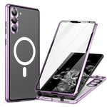 Custodia in vetro temperato magnetica per Samsung Galaxy S21 5G