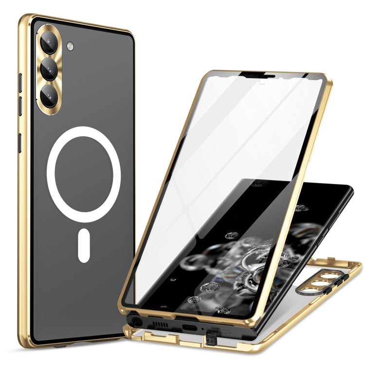 Custodia in vetro temperato magnetica per Samsung Galaxy S21 5G
