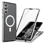 Custodia in vetro temperato magnetica per Samsung Galaxy S21 5G