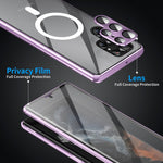 Custodia in vetro temperato magnetica per Samsung Galaxy S21 5G