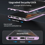 Custodia in vetro temperato magnetica per Samsung Galaxy S21 5G