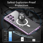 Custodia in vetro temperato magnetica per Samsung Galaxy S21 5G