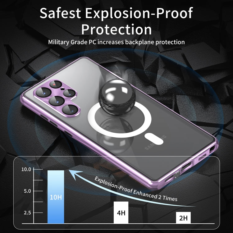 Custodia in vetro temperato magnetica per Samsung Galaxy S21 5G