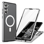 Custodia in vetro temperato magnetica per Samsung Galaxy S21 5G