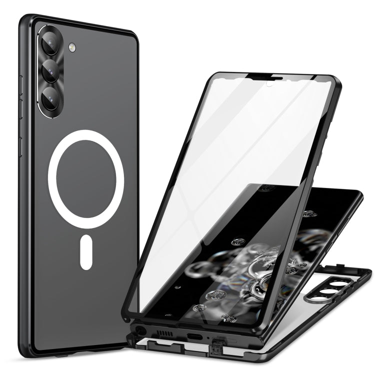 Custodia in vetro temperato magnetica per Samsung Galaxy S21 5G