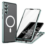 Custodia in vetro temperato magnetica per Samsung Galaxy S21 5G