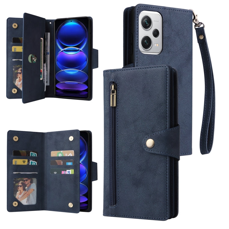 Custodia portafoglio in pelle per Xiaomi Redmi Note 12 Pro+