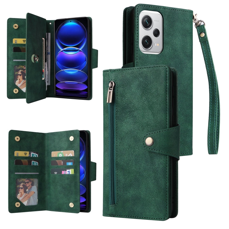 Custodia portafoglio in pelle per Xiaomi Redmi Note 12 Pro+