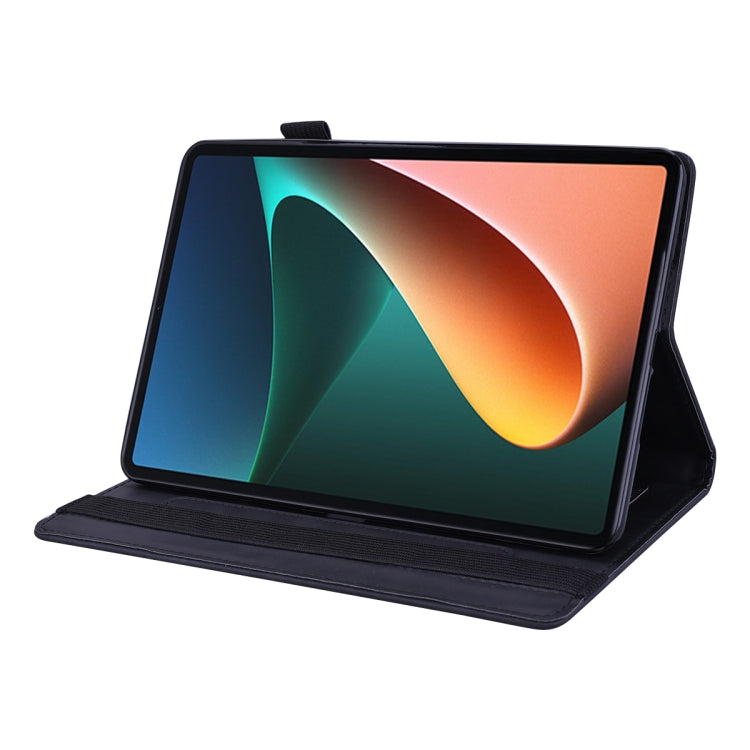 Custodia per tablet in pelle flip goffrata con texture di vitello, For Xiaomi Pad 5 Pro 12.4 inch, For Lenovo Tab M10 Plus 10.6 3rd Gen 2022, For Amazon Kindle Fire 7 2022