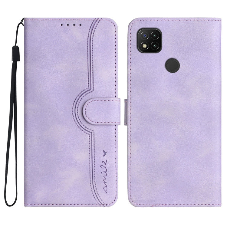 Custodia per cellulare in pelle con motivo a cuore, For Xiaomi Redmi 9/9 Prime/Poco M2, For Xiaomi Redmi 9A/9AT/9i, For Xiaomi Redmi 9C/9C NFC/Poco C3, For Xiaomi Redmi 10A 4G