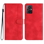 Custodia per cellulare in pelle con motivo a cuore, For Xiaomi Poco M5