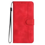 Custodia per cellulare in pelle con motivo a cuore, For Xiaomi Poco M5