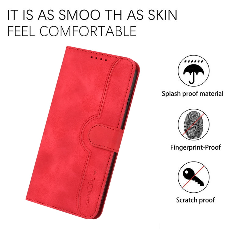 Custodia per cellulare in pelle con motivo a cuore, For Xiaomi Poco M5
